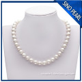 AAA 2015 new design 8-9 mm Perfect Round Pearl Beaded Necklace PN006